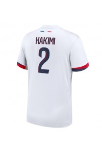 Paris Saint-Germain Achraf Hakimi #2 Fotballdrakt Borte Klær 2024-25 Korte ermer